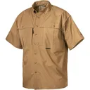 DRAKE Cotton Wingshooters Short Sleeve Khaki Plus Sizes - Drake