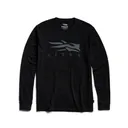SITKA Icon Long Sleeve Tee Black - Sitka