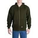 BERNE WORKWEAR Heritage Thermal Lined Sweatshirt Alpine Green - Berne Workwear