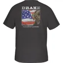 DRAKE Southern Collection Patriotic Lab T S/S Charcoal - Drake