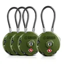 SAVIOR EQUIPMENT 3-Digit Combination Cable Lock TSA OD Green - Savior Equipment