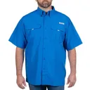 HABIT Fourche Mountain River Shirt SS Marlin Blue - Habit Outdoors