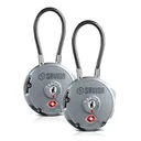 SAVIOR EQUIPMENT 3-Digit Combination Cable Lock TSA SW Gray - Savior Equipment