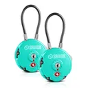 SAVIOR EQUIPMENT 3-Digit Combination Cable Lock TSA Savior Teal - Savior Equipment