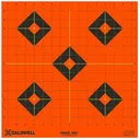 CALDWELL Orange Peel Black/Orange Self-Adhesive 5 Sheets - Caldwell