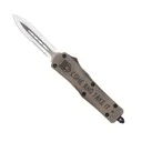 COBRATEC Medium Texas Come/Take It FS-3 Dagger 1Side Serr - CobraTec Knives