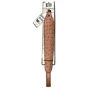 AA&E LEATHERCRAFT Brown Genuine Distressed Leather Long Taper w/Thum - Aa&E Leathercraft