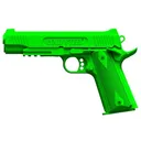COLD STEEL 1911 Rubber Training Pistol Blade Thick Green - Cold Steel