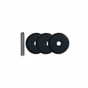 DEAD CENTER 3pk of 1oz. Weights w/ threaded rod-Black - Dead Center