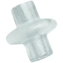 PINE RIDGE ARCHERY Kisser Button - Clear / SLOTTED (1/pkg.) - Pine Ridge Archery