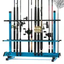 SAVIOR EQUIPMENT Fishing Rod Rack Hold Up To 36 Rod Ocean Blue - Savior Equipment