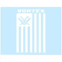VORTEX Vortex Nation Flag Window Decal White OSFM - Vortex