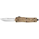 COBRATEC Medium FS-3 Wood Grain Drop Not Serrated - Cobratec Knives