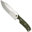 COBRATEC Recondo Drop Point Micarta ODG Satin Stonewash - Cobratec