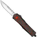 COBRATEC Medium FS-3 Fractured Blk/Red Drop Not Serrated - Cobratec Knives
