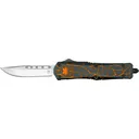 COBRATEC Medium FS-3 Fractured Blk/Org Drop Not Serrated - Cobratec Knives