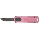 COBRATEC Cali OTF 952 Gen II Drop Not Serrated - Pink - Cobratec Knives