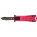 COBRATEC Cali OTF 952 Gen II Drop Not Serrated - Red - Cobratec Knives