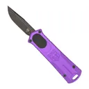 COBRATEC Cali OTF 952 Gen II Drop Not Serrated - Purple - Cobratec Knives