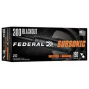 FUSION AMMO 300 Blk 190Gr 20rd Subsonic Expanding - Federal Ammunition