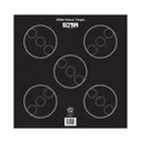 MAPLE LEAF PRESS S3DA Indoor 5 Spot Target Face-Black - Maple Leaf Press