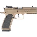 TANFOGLIO Hexagon Tactical 9mm 4.45" 17rd Compensated OR Tan - Tanfoglio