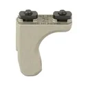 DIE FREE CO Full Stop Foregrip Clear Anodized Gray Fits M-LOK - Die Free Co