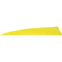 GATEWAY FEATHERS 4" Shield Cut Flo Yellow-RW - Gateway