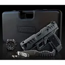 WALTHER ARMS Watch, Pistol & Knife Collector's Set 9mm 4" 18rd - Black - Walther Arms