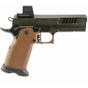 FIERCE FIREARMS Grizz Commander 9mm 4.25" 19rd - Green & Tan - Fierce Firearms