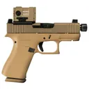GLOCK G43X MOS 9mm 3.41" 10rd w/ Holosun HS 407K Red Dot - FDE - Glock