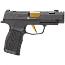 SIG SAUER P365 X-Series 9mm 3.1" 10rd Optic Ready Pistol w/ XRAY3 Night Sights - Black w/ Gold - Sig Sauer