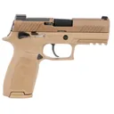 SIG SAUER P320 M18 9mm 3.9" 10rd Optic Ready Pistol w/ Night Sights - Coyote - Sig Sauer