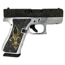 GLOCK G43X 9mm 3.41" 10rd - Black & Gold Glitter - Glock