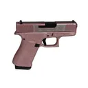 GLOCK G43X 9mm 3.41" 10rd Pistol - Pink "Glock & Roses" Engraving - Glock