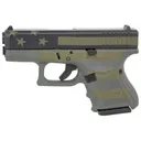 GLOCK G26 G4 9mm 3.43" 10rd Semi-Auto Pistol - Operator Flag Cerakote - Glock