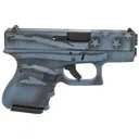 GLOCK G27 40 S&W 3.43" 9rd Pistol | Blue Titanium Battle Worn Flag - Glock