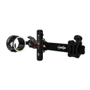 AXCEL ARCHERY Landslyde Plus Carbon Pro Slider SAVX-41 (.010) 2 Pin Compound Bow Sight | Black - Axcel Bow Sights