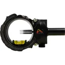 AXCEL ARCHERY AccuState II 3 Pins | .019 Fiber Ambi Compound Bow Sight - Black - Axcel Bow Sights