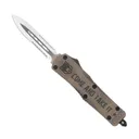 COBRATEC Medium Texas Come/Take It FS-3 Dagger 2Side Serr - CobraTec Knives