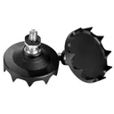 WARNE Precision Bipod Claw Feet Black Steel Aluminum - Warne Scope Mounts