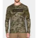 UNDER ARMOUR Long Sleeve Camo Tech T Ridge Reaper Barren/Blk - Under Armour