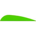 ARIZONA ARCHERY Traditional Vanes Bright Green 3" 50pk - AAE Archery