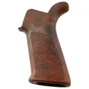 HOGUE AR-15/M-16 Rubber Grip No Finger Grooves Red Lava - Hogue