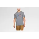 UNDER ARMOUR Antler Sportstyle Short Sleeve T-Shirt Steel/White - Under Armour
