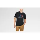 UNDER ARMOUR Antler Sportstyle Short Sleeve T-Shirt Black/White - Under Armour