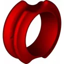 G5 OUTDOORS Meta Pro Peep Large 1/4" Red - G5 Outdoors