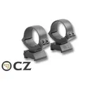 CZ-USA 455 1" 2-Piece Scope Rings | Matte Black - Cz-Usa