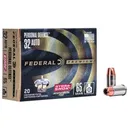 FEDERAL AMMO Hydra-Shok Personal Protection 32 ACP 65gr Hollow Point Ammunition | 20 Rounds - Federal