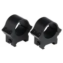 B SQUARE Medium Height 1" Sport Utility Rings | Matte Black - B-Square